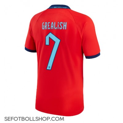 Billiga England Jack Grealish #7 Borta fotbollskläder VM 2022 Kortärmad